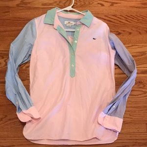 Vineyard vines cotton button up